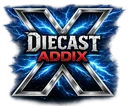 Diecast Addix electric-blue lightning logo